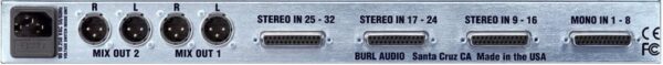 Burl B32 VANCOUVER - 32 x 2 Mix Bus summing amp