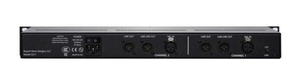 Rupert Neve 5211 2-Channel Mic Pre