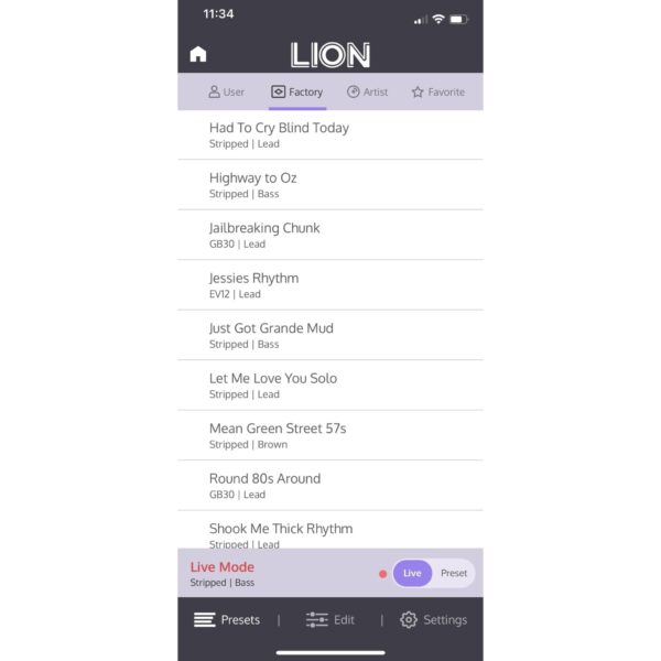 UAFX Lion 68 Super Lead Amp