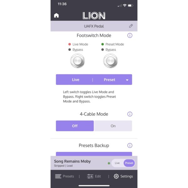 UAFX Lion 68 Super Lead Amp