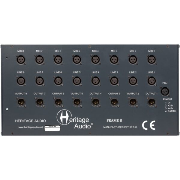 Heritage Audio Frame for 8 80 Series modules incl PSU - Image 2