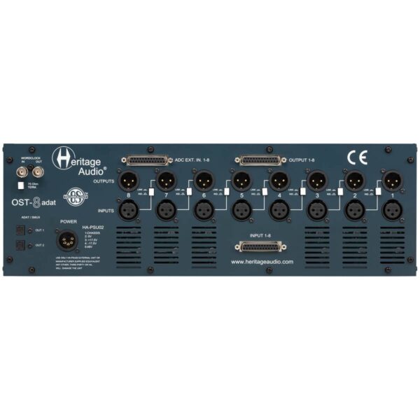Heritage Audio 8 Slot 500 Series OST Enclosure WITH ADAT OUT - Image 2