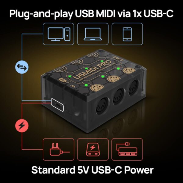 CME Pro U6MIDI Pro Smart MIDI Interface - Image 3